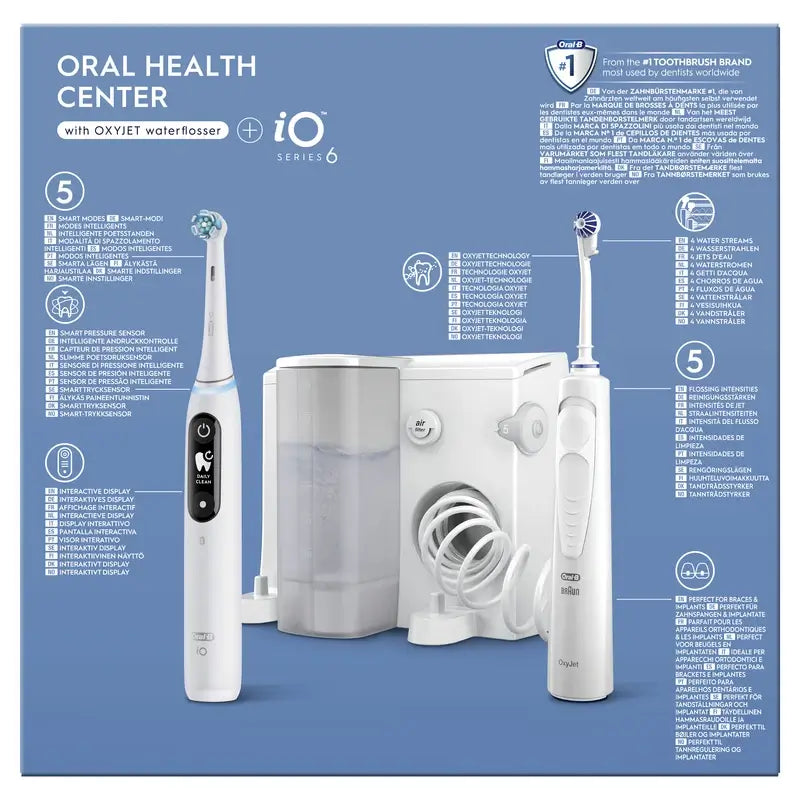 Oral-B Braun Οδοντιατρικό Κέντρο με Συσκευή Πλύσης και Ηλεκτρική Οδοντόβουρτσα Oral-B Io6