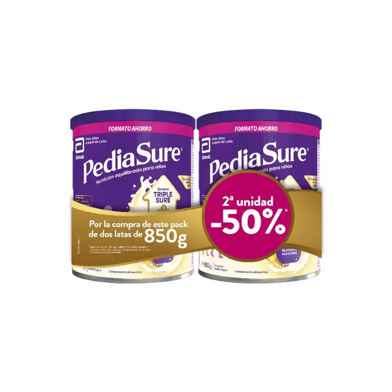 Pediasure Σετ Pediasure Βανίλια 850G + 850G, 2080 γραμμάρια