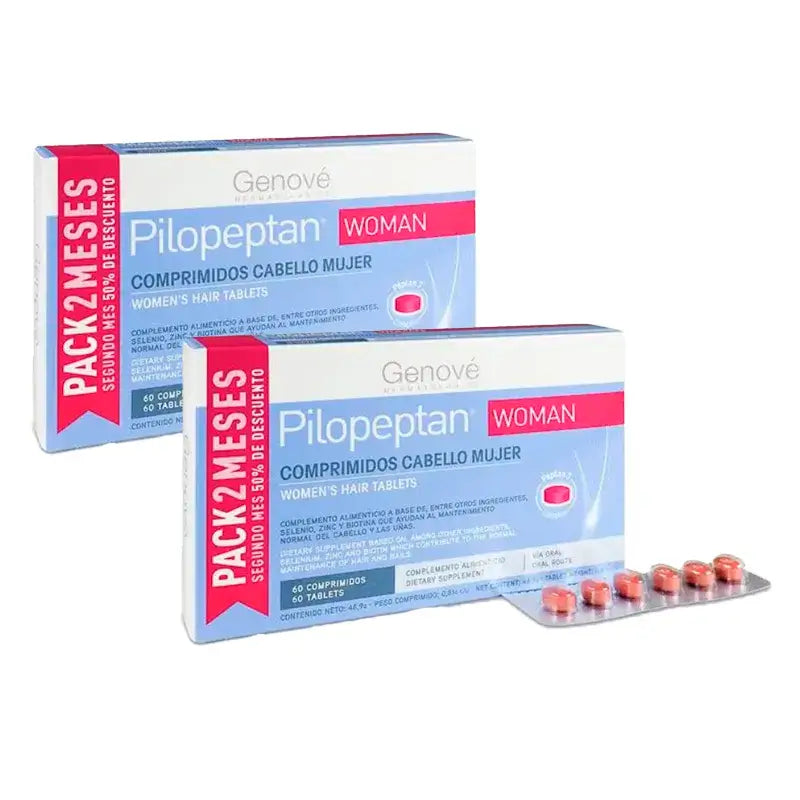 Pilopeptan Woman, συσκευασία 2 x 60 δισκία