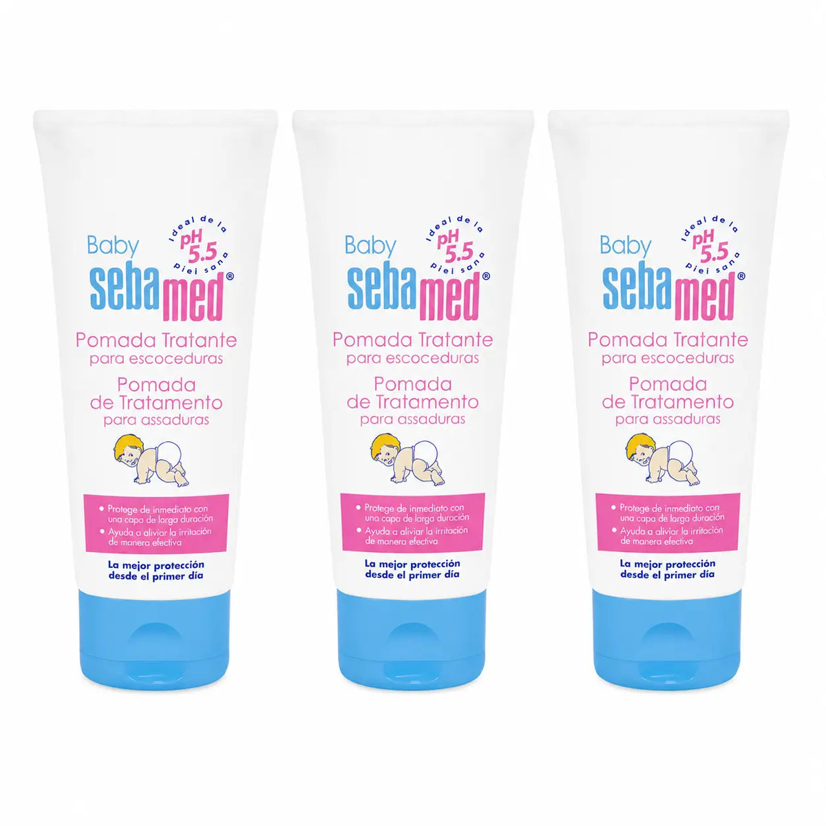 Sebamed Baby Θεραπευτική Αλοιφή 100 ml, συσκευασία 3 τεμαχίων