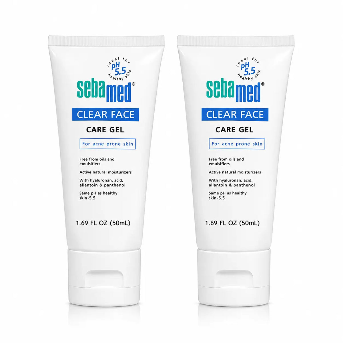 Sebamed Clear Face Ενυδατικό Τζελ 50 ml, συσκευασία των 2