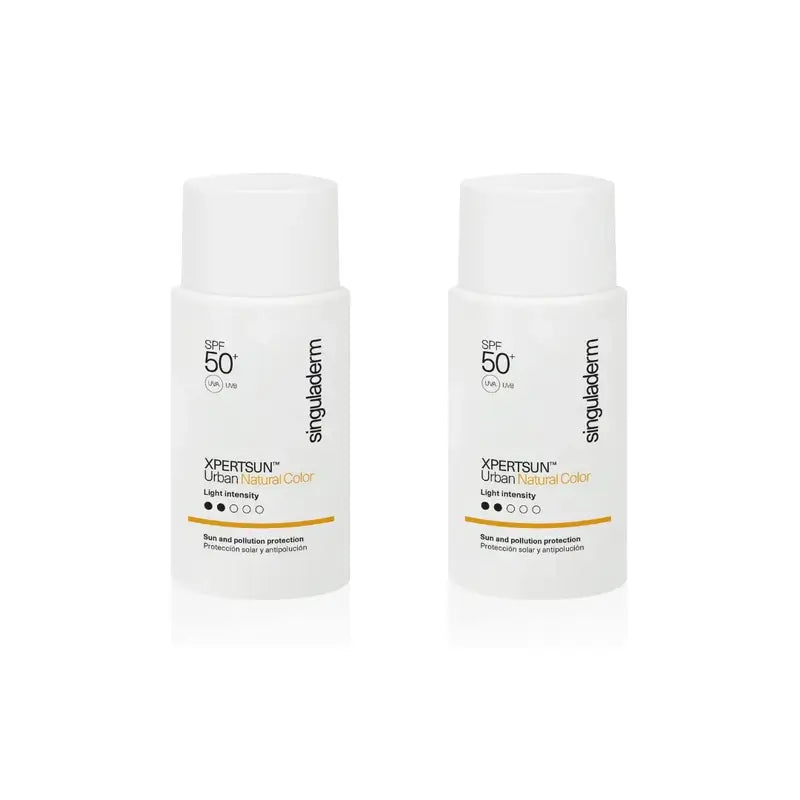 Singuladerm Xpertsun SPF50+ Urban Natural Color Light Intensity, 2 τεμάχια