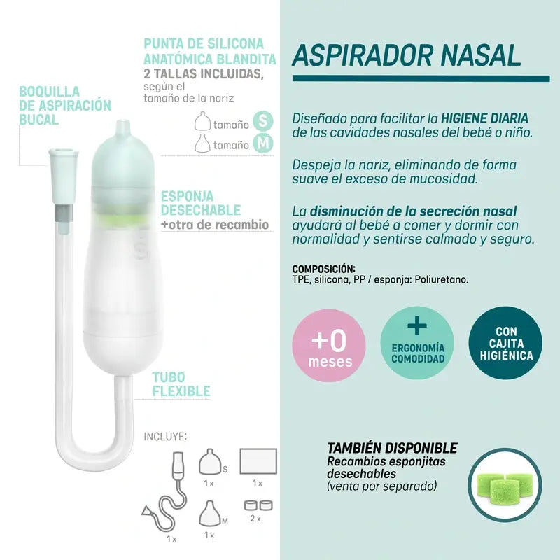 Suavinex Ρινική Συσκευή Απορρόφησης για Βρέφη, +0 Μήνες