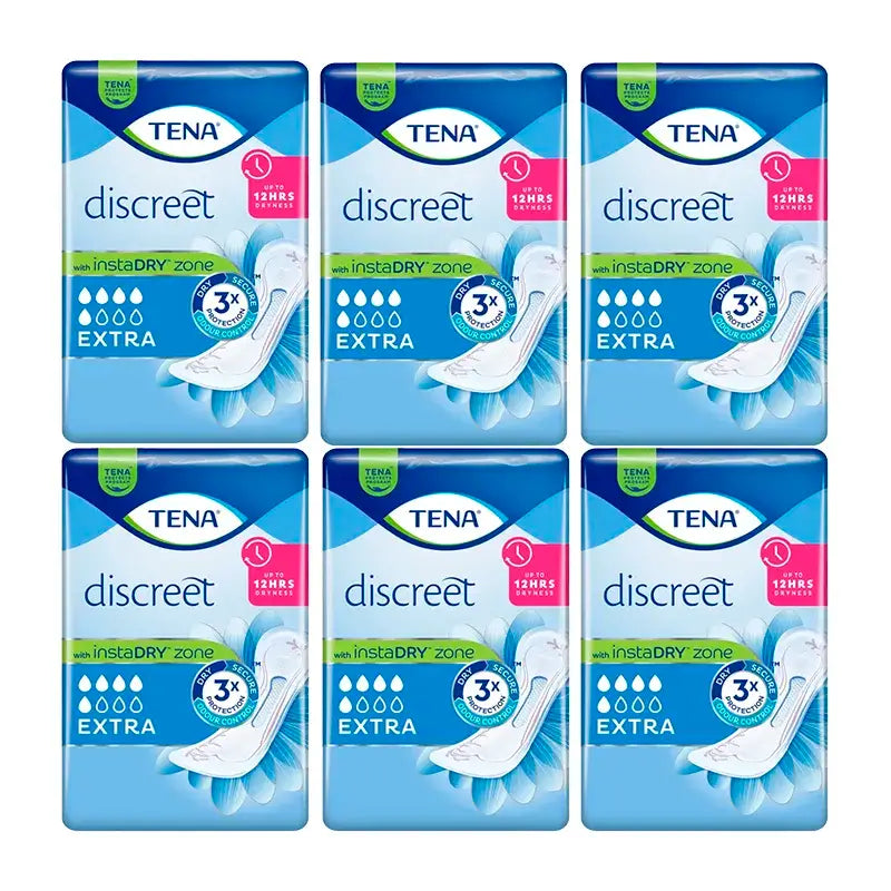TENA Pack Discreet Extra Id, 6 × 20 τεμάχια