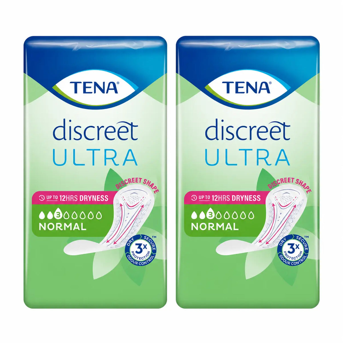 Tena Pack Discreet Normal Ultra, 2 × 16 τεμάχια