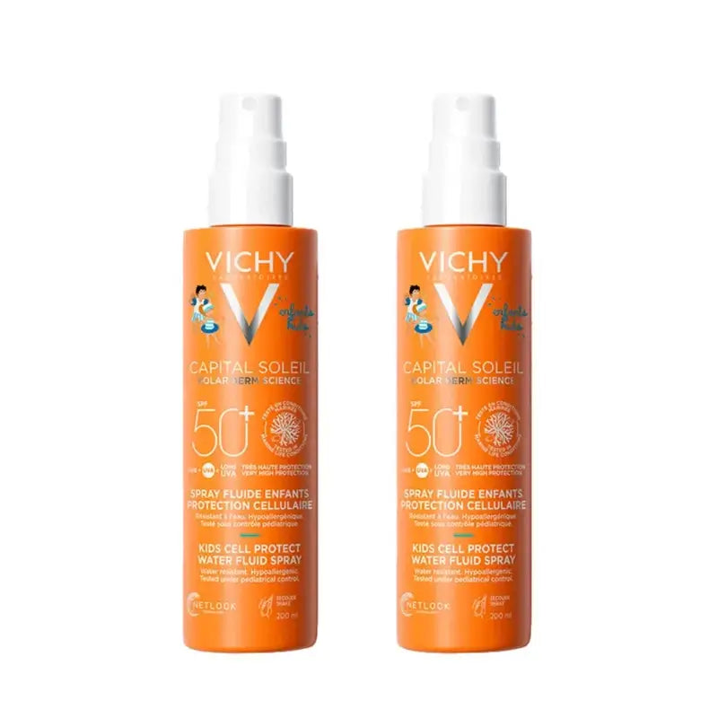 Vichy Capital Soleil Σπρέι για παιδιά SPF 50, 2×200 ml