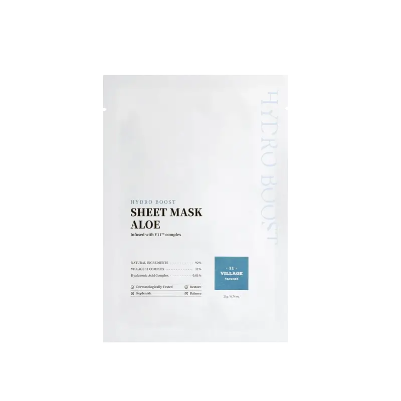 Village 11 Factory Hydro Boost Sheet Μάσκα με Αλόη, 21 γρ.