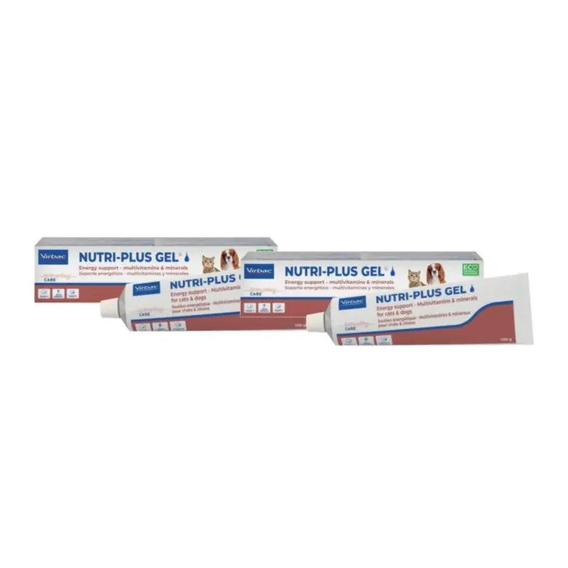 Virbac Nutriplus Gel Pack 2 x 120 γρ., Συμπλήρωμα διατροφής για σκύλους και γάτες