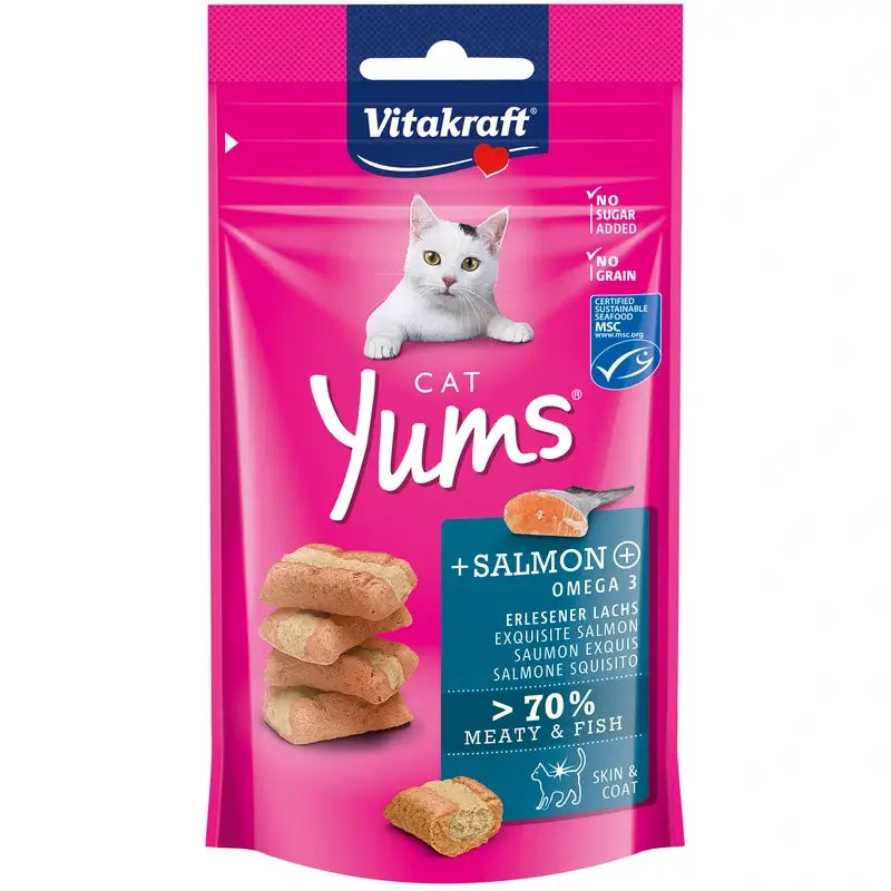 Vitakraft Cat Yums Σολομός 9x40 γραμμάρια