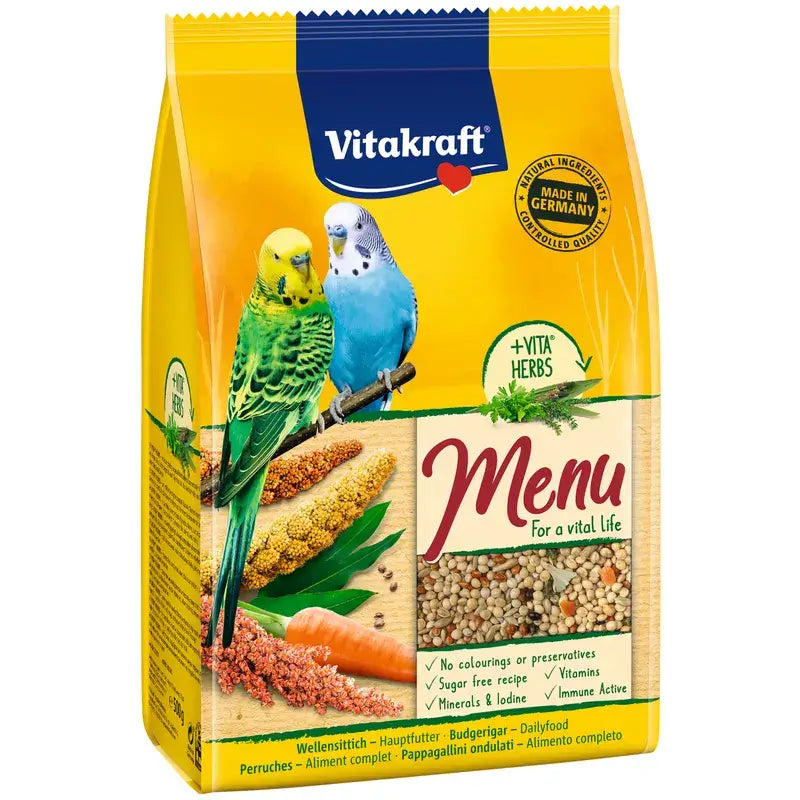 Vitakraft Menu Παπαγαλάκια 500 γραμμάρια