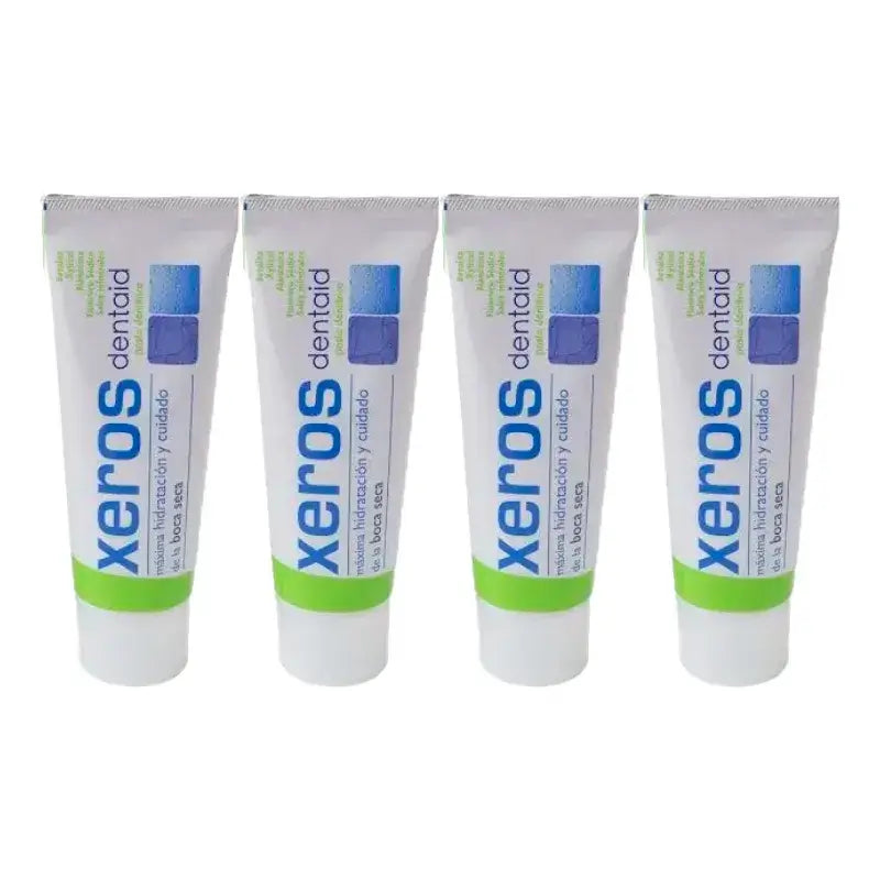 Xeros Dentaid Οδοντόκρεμα, Συσκευασία 4 x 75 ml