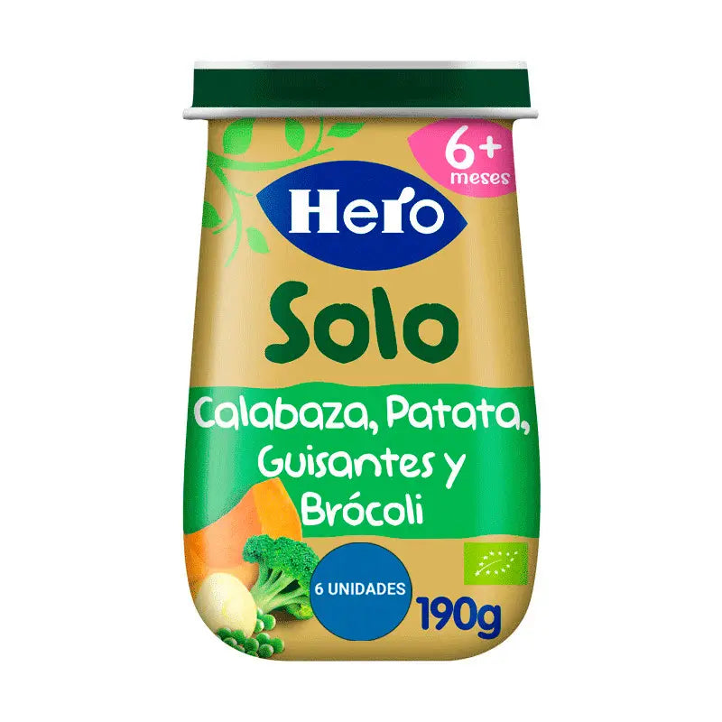 Hero Baby Solo Pumpkin & Potato Creamer 6x190 Gr, +6 Months