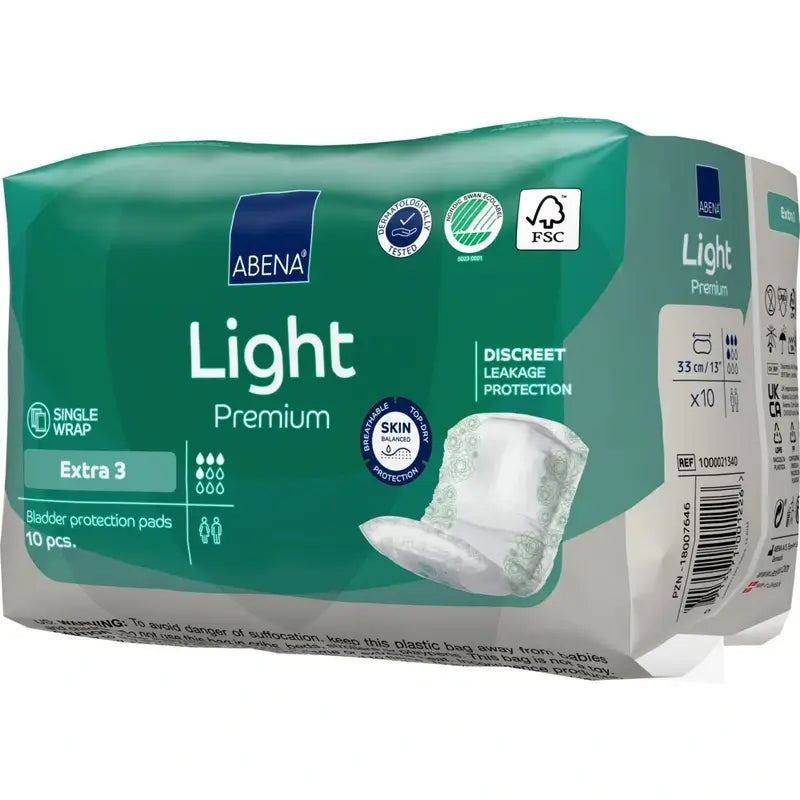 Abena Light Premium Extra 3, 10 τεμάχια