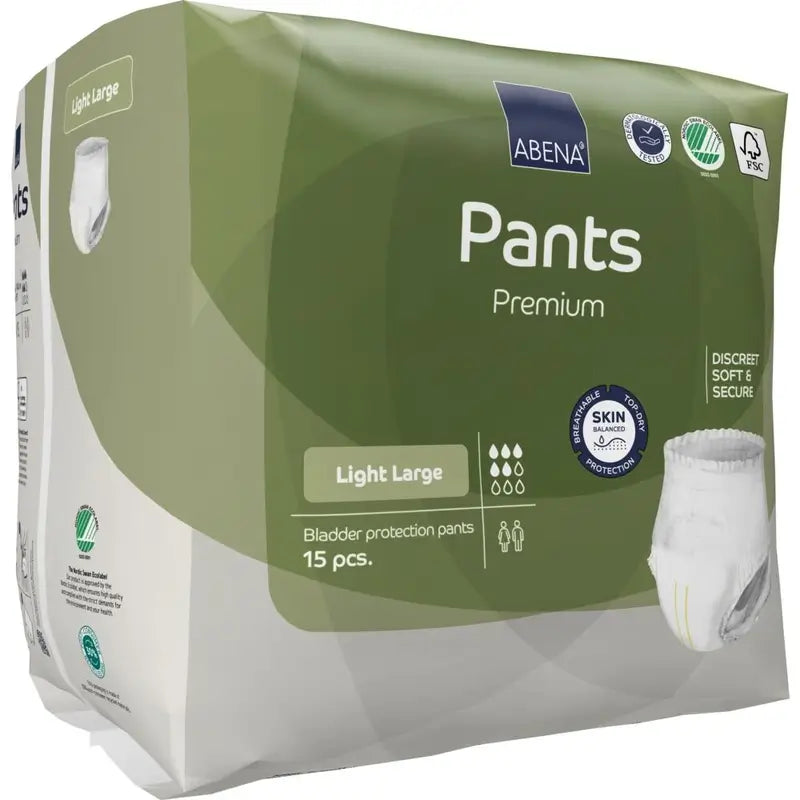 Abena Pants Premium Light Μέγεθος L, 15 τεμάχια