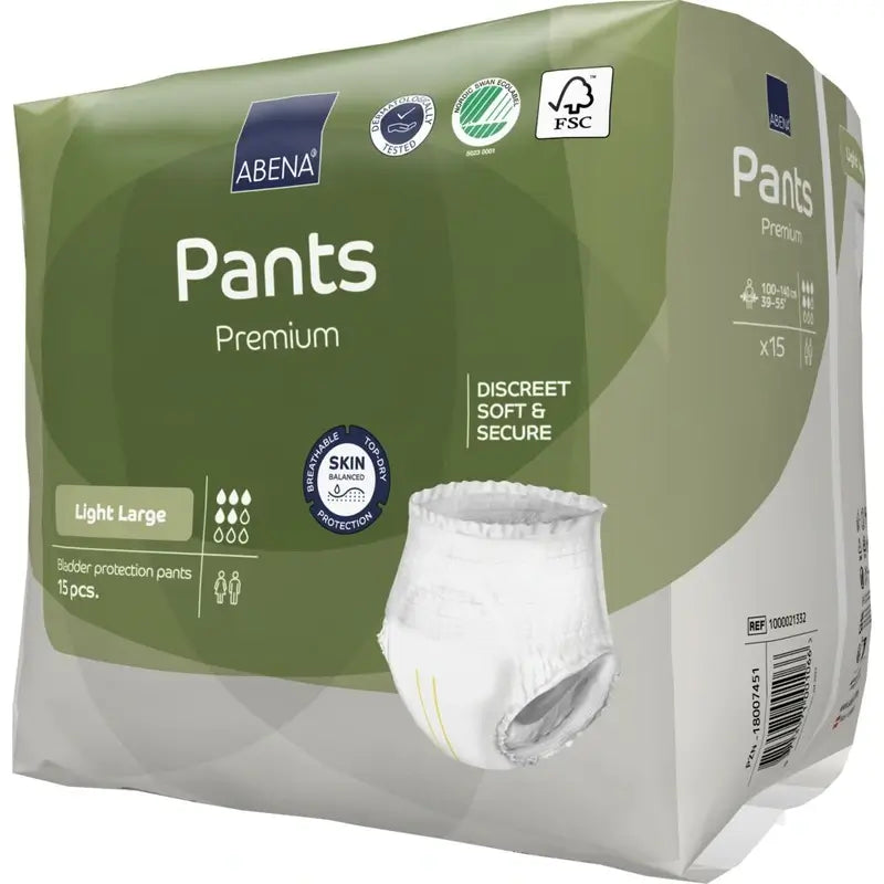 Abena Pants Premium Light Μέγεθος L, 15 τεμάχια