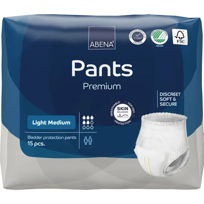 Abena Pants Premium Light Μέγεθος M, 15 τεμάχια
