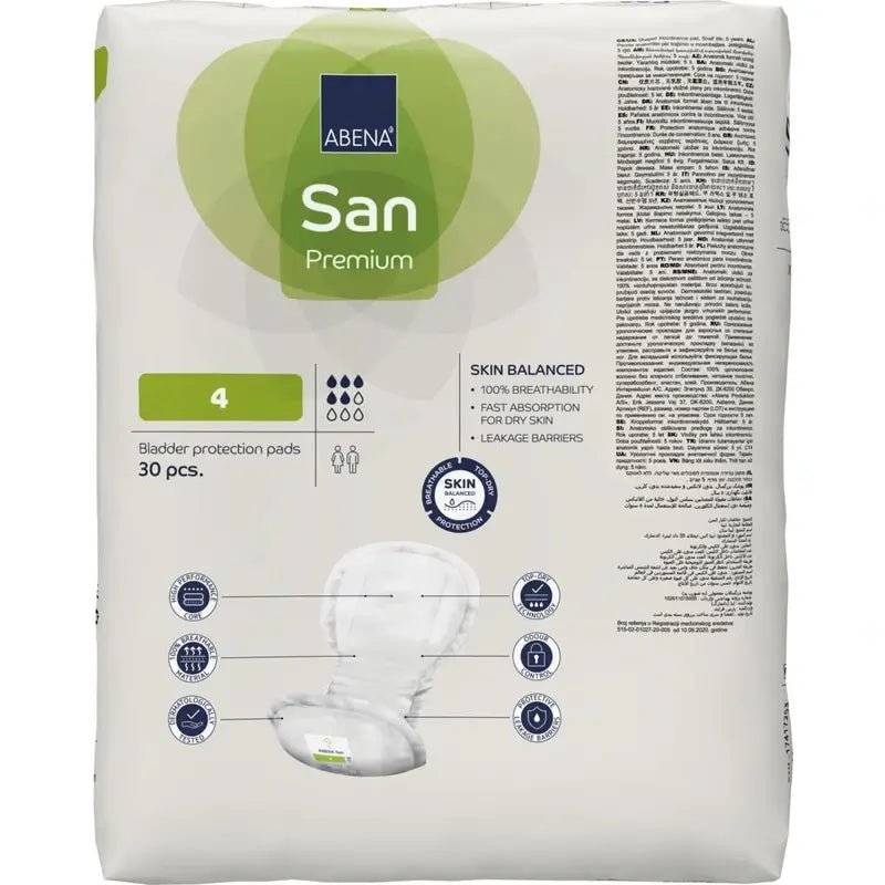 Abena San Premium Μέγεθος 4, 30 τεμάχια