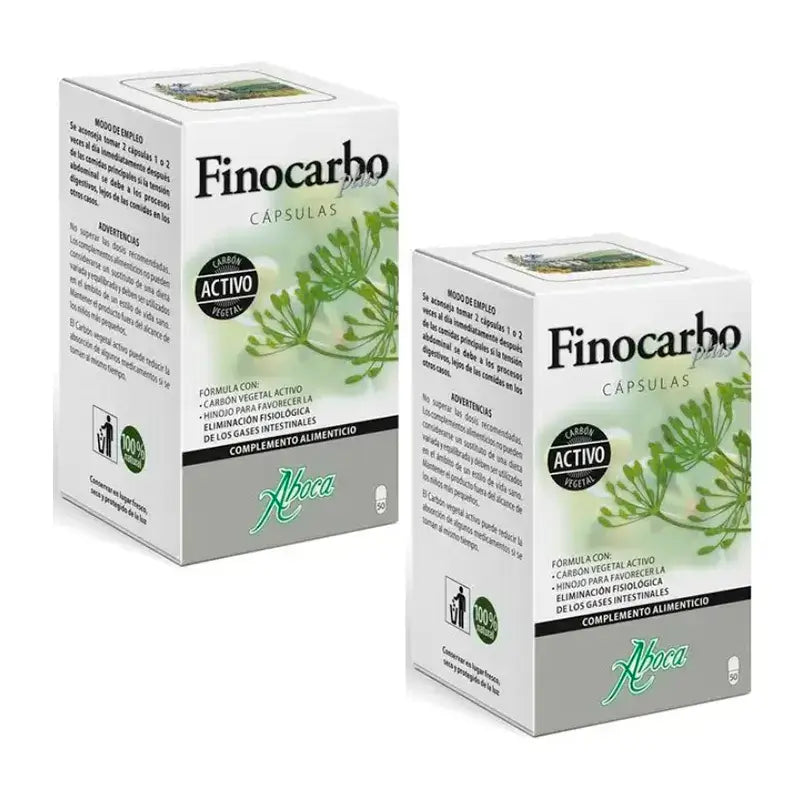 Aboca Finocarbo Plus, 2x50 Capsules
