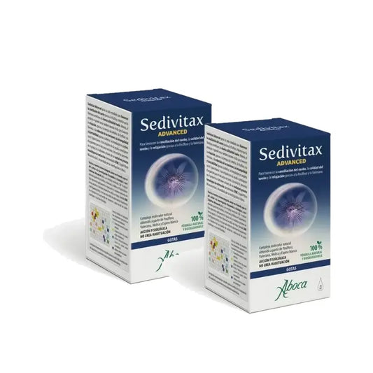 Aboca Sedivitax Advanced Σταγόνες, 30 ml, συσκευασία 2
