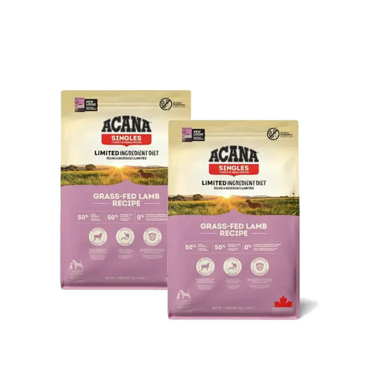 Acana Adult Singles Grass-Fed 2 kg τροφή για σκύλους, συσκευασία 2
