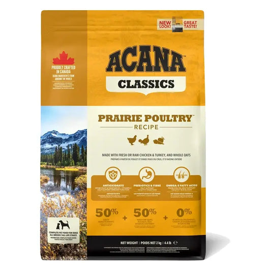 Acana Canine Adult Classics Prairie Poultry 2Kg τροφή για σκύλους