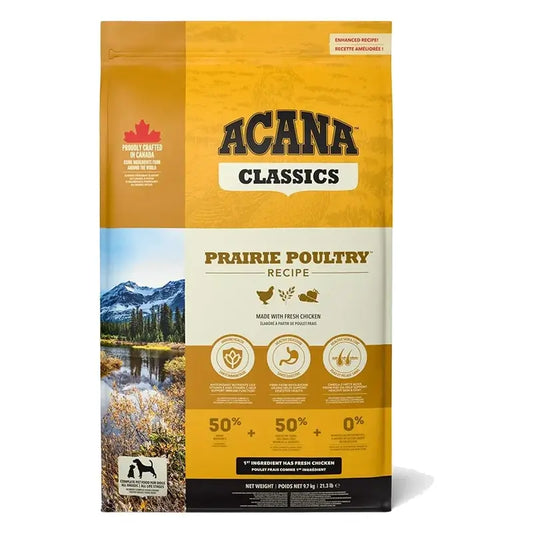Acana Canine Adult Classics Prairie Poultry 9,7Kg τροφή για σκύλους