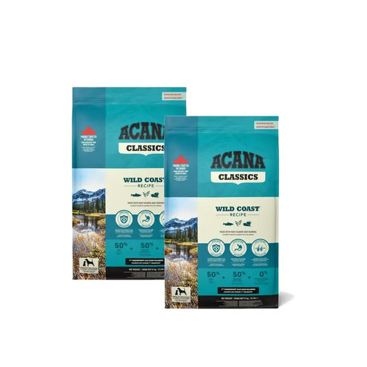 Acana Canine Adult Classics Wild Coast 14,5 Kg Τροφή για σκύλους, συσκευασία 2