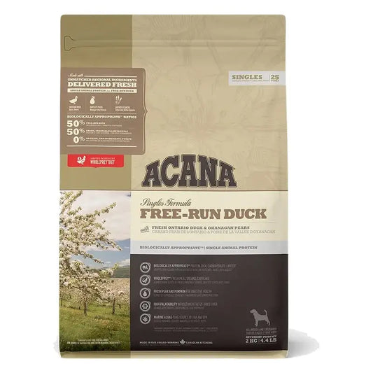 Acana Canine Adult Free Run Πάπια 2Kg τροφή για σκύλους