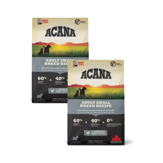 Acana Canine Adult Heritage για μικρά φυλά, συσκευασία 2 x 2 kg, τροφή για σκύλους