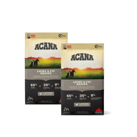 Acana Canine Adult Light 11,4 Kg Τροφή για σκύλους, συσκευασία 2