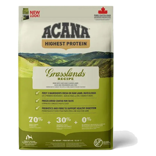 Acana Canine Adult Regionals Grasslands Prairie 6Kg τροφή για σκύλους