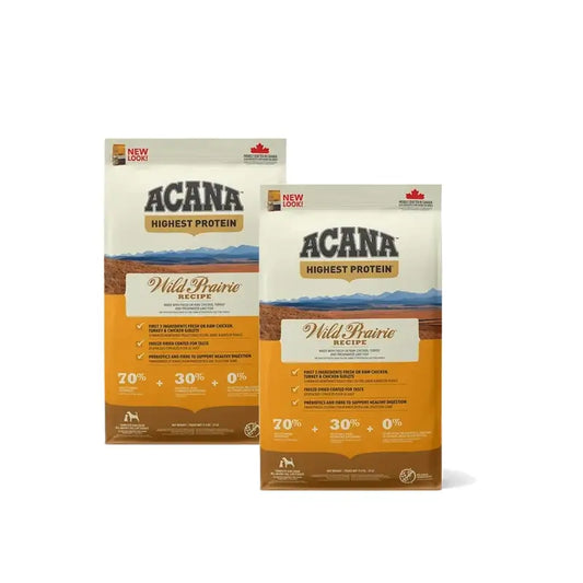 Acana Canine Adult Regionals Wild Prairie 11,4 Kg Τροφή για σκύλους, συσκευασία 2
