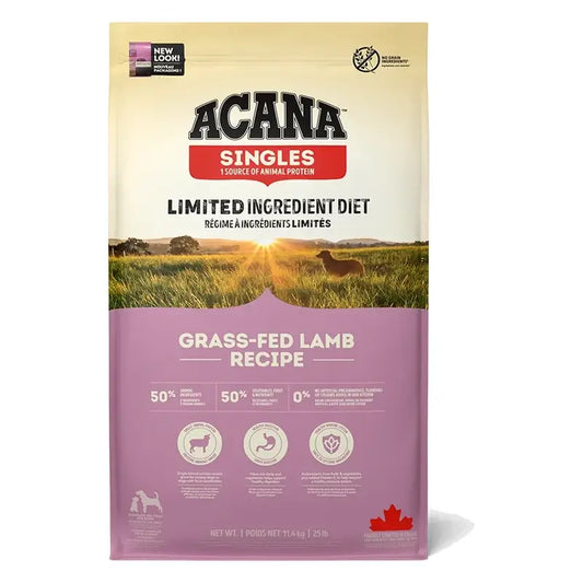 Acana Canine Adult Singles Grass Fed 11,4Kg  τροφή για σκύλους