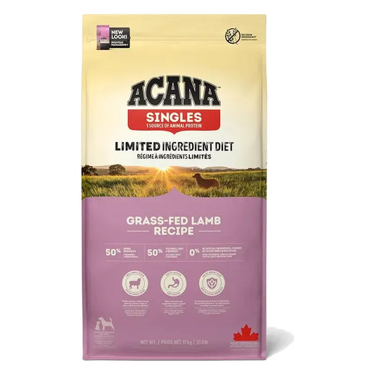 Acana Canine Adult Singles Grass Fed 17Kg  τροφή για σκύλους