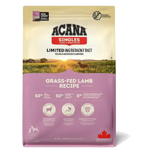 Acana Canine Adult Singles Grass Fed 2Kg  τροφή για σκύλους