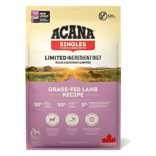 Acana Canine Adult Singles Grass Fed 6Kg  τροφή για σκύλους