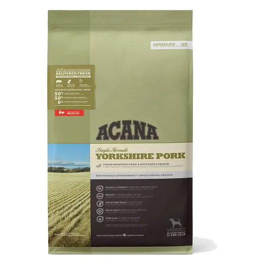 Acana Canine Adult Singles Yorkshire Pork 11,4Kg  τροφή για σκύλους