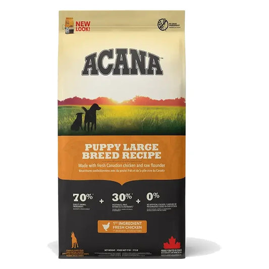 Acana Canine Puppy Heritage για σκύλους μεγάλων φυλών 17Kg  τροφή για σκύλους