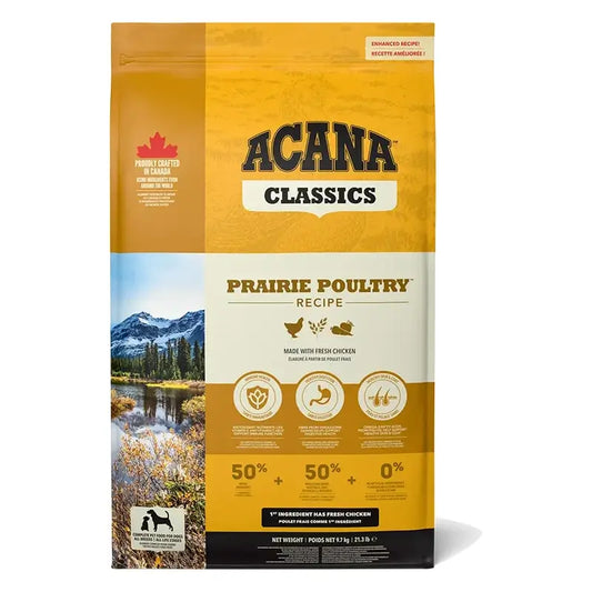 Acana Canine Adult Classics Prairie Poultry 14,5 kg, Τροφή για σκύλους