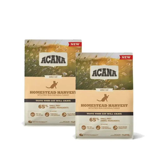 Acana Feline Adult Homestead Pack 2 x 1,8Kg τροφή για γάτες