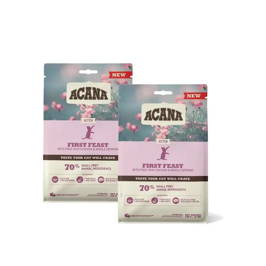 Acana Feline Kitten First Feast 1,8 Kg Τροφή για γατάκια, συσκευασία 2