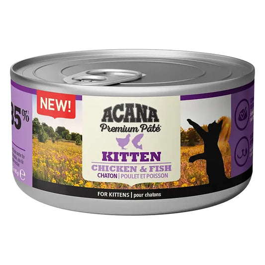 Acana Feline Premium Pate Kitten 24X85Grs υγρή τροφή για γάτες