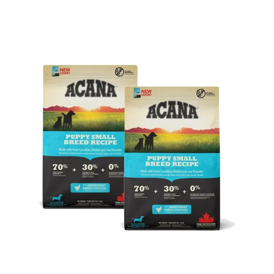 Acana Puppy Heritage για μικρά σκυλιά, 6 kg, τροφή για σκύλους, συσκευασία 2