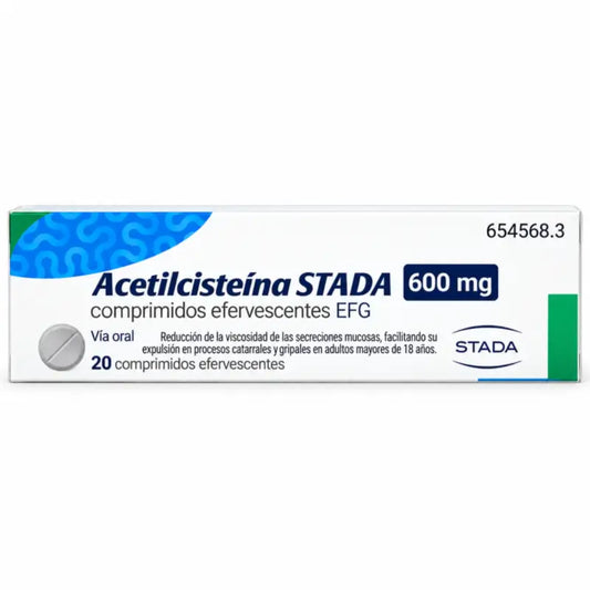 Stada Ακετυλοκυστεΐνη Efg 600 mg 20 αναβράζοντα δισκία