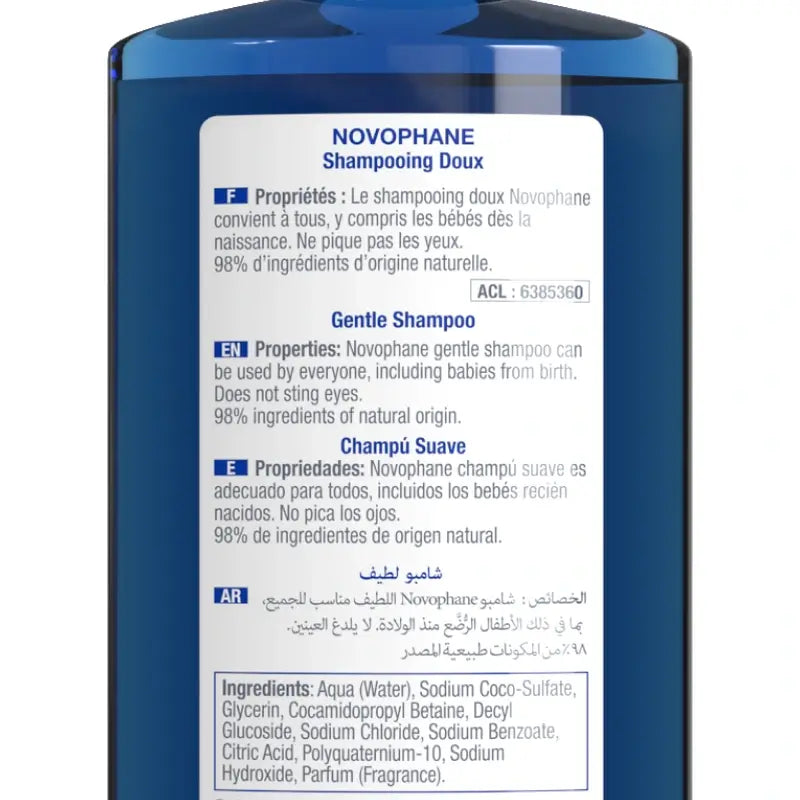 Acm Laboratoires Novophane Απαλό σαμπουάν, 500 ml