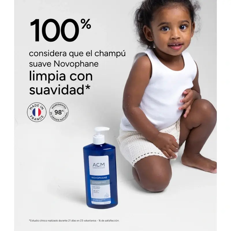 Acm Laboratoires Novophane Απαλό σαμπουάν, 500 ml