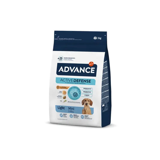 Advance Canine Adult Light Mini Κοτόπουλο 3Kg, τροφή για σκύλους