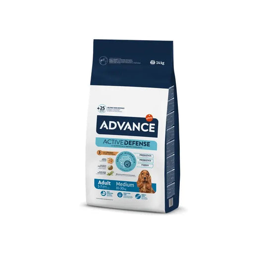 Advance Canine Adult Medium Κοτόπουλο & Ρύζι 14Kg, τροφή για σκύλους