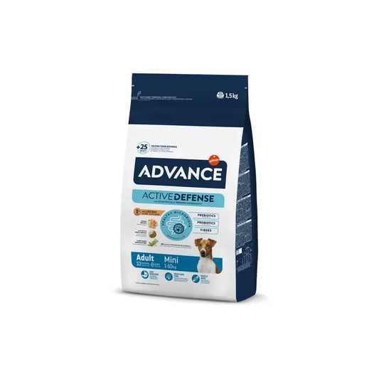 Advance Canine Adult Mini Κοτόπουλο & Ρύζι 1,5Kg, τροφή για σκύλους