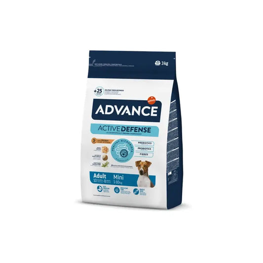 Advance Canine Adult Mini Κοτόπουλο & Ρύζι 3Kg, τροφή για σκύλους